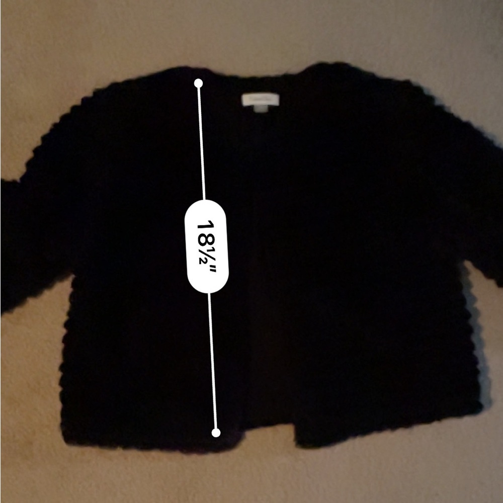 Calvin Klein Faux Fur crop jacket NWOT - Picture 7 of 8
